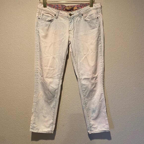 Paige Venice Light Blue Denim Capri Jeans‎ Size 27 – Minor Tear - Picture 1 of 5